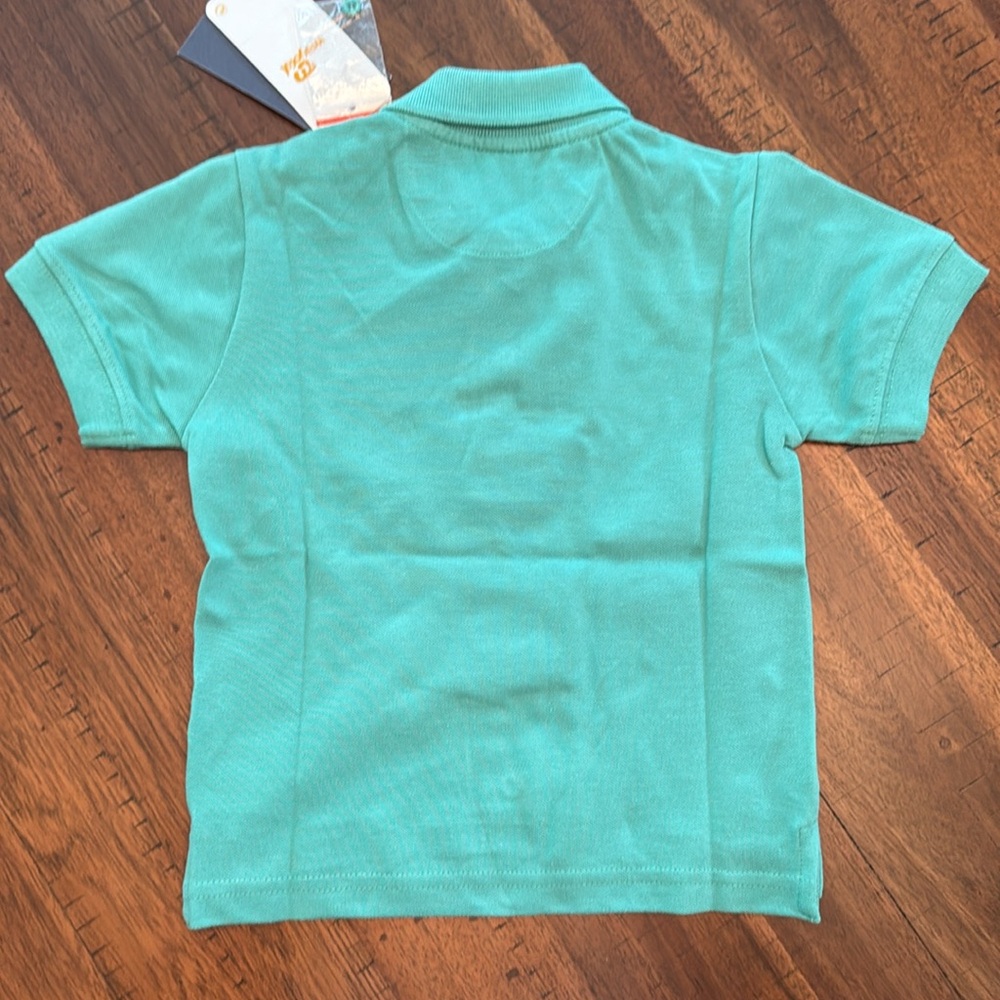 New Boys Mayoral Basic Mint Polo Shirt NWT - Picture 2 of 2